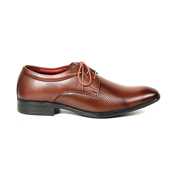 Zays Leather Premium Formal Shoe For Men - Brown - SF61