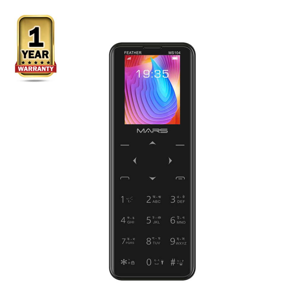 MARS MS104 FEATHER Dual SIM Feature Phone 