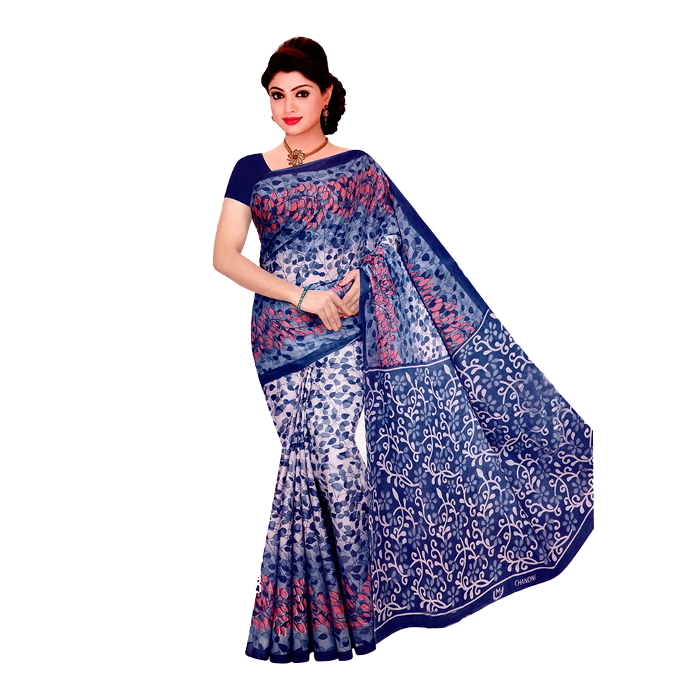 Cotton Saree For Women - Multicolor-1515