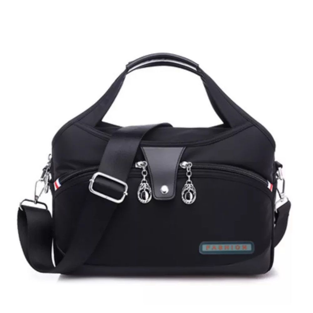 Oxford Shoulder Bag for Women - Black - 659