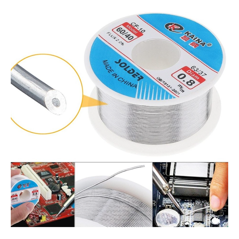 Welding Iron Wire Reel 0.8mm Solder Wire Reel - Silver