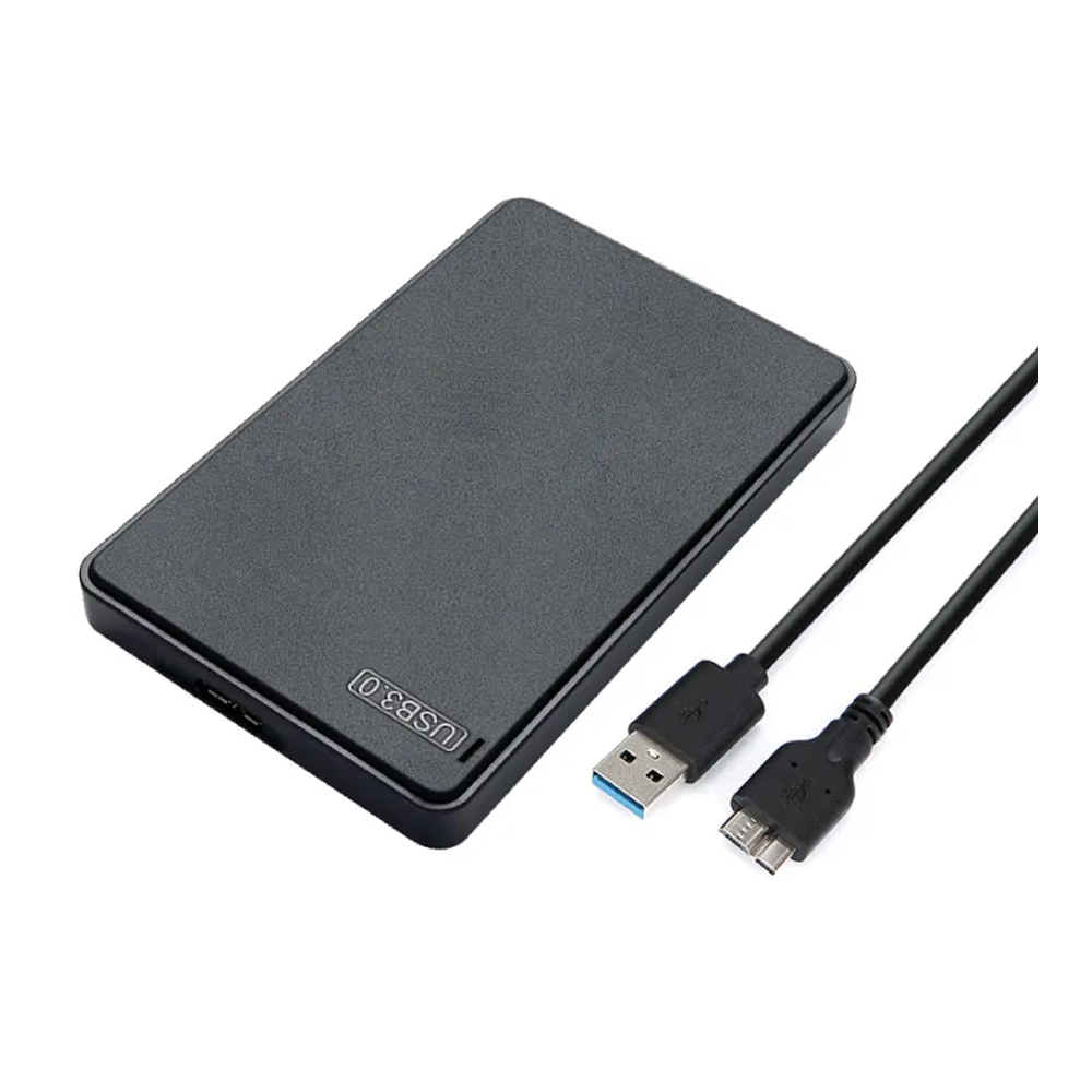 CASIFY EN02 Hard Drive Enclosure USB 3.0 to SATA III - 2.5 Inch - Black