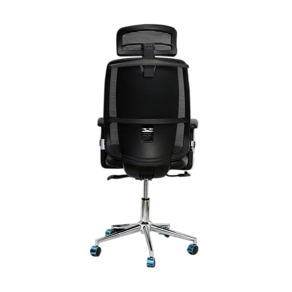 Nylon and Metal Boss Chair - Black - UTAS2201