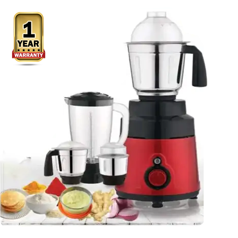 Jaipan Hotel Toofaan 4 in1 Electric Grinder and Blender - 1250 Watt - Red