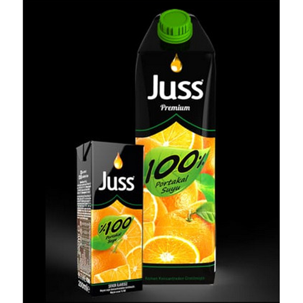 Juss 100 Percent Orange Juice - 1 Liter