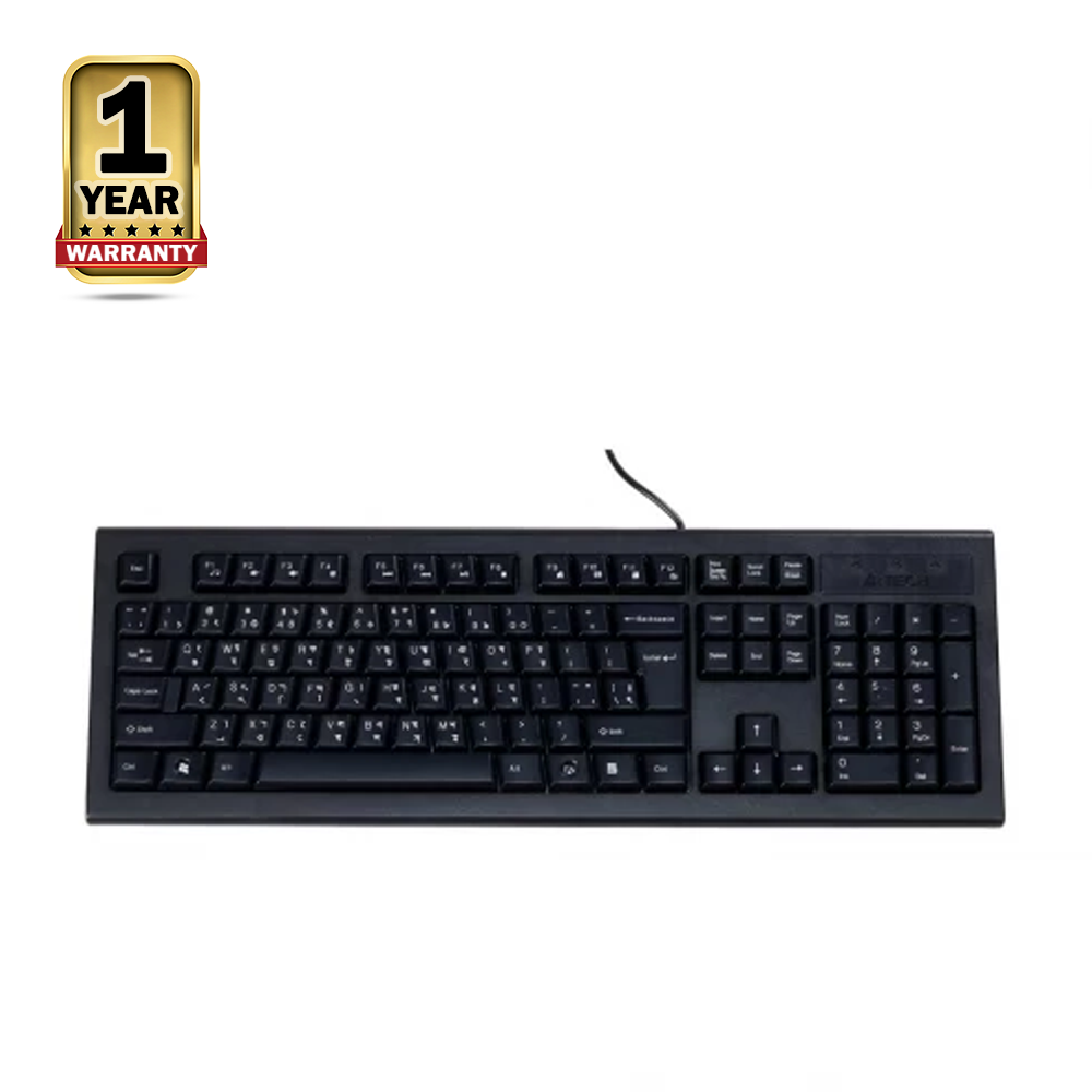 A4TECH KRS-85 Multimedia Keyboard - Black