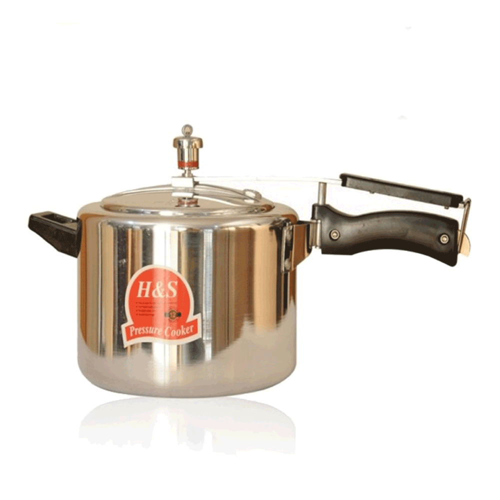 Hands Classic Pressure Cooker - 5.5 Liter - Silver