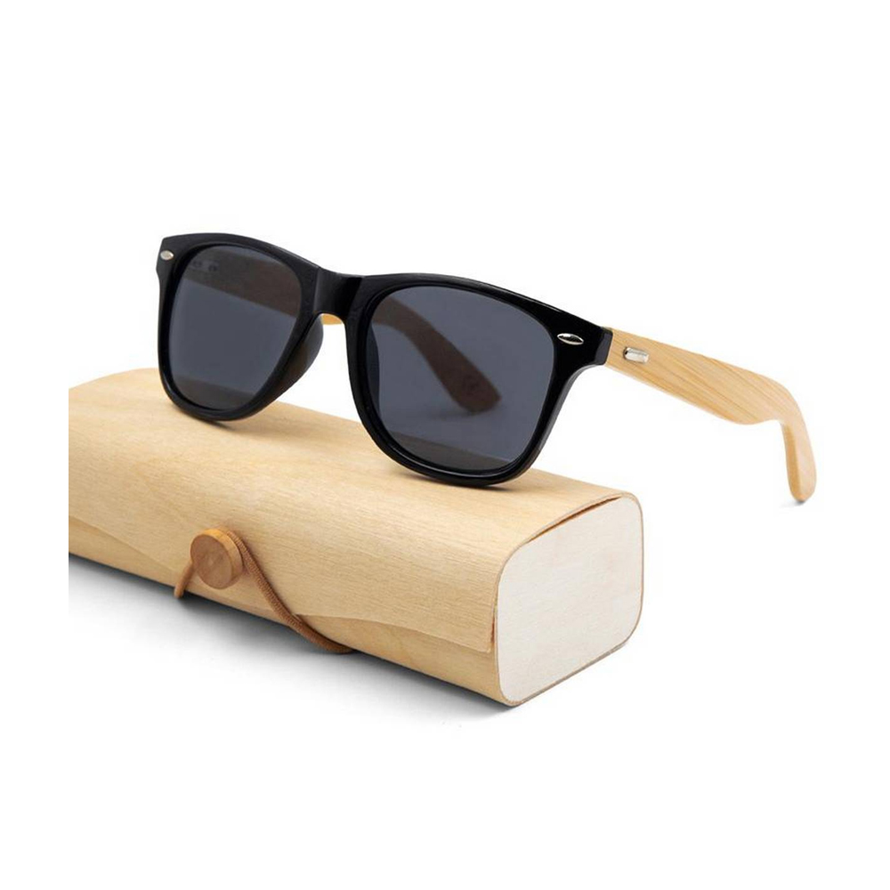 BOYSEEN Retro Wood Bamboo Sunglass For Men