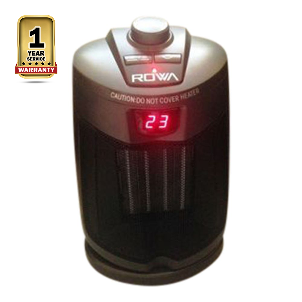 Rowa 1260 Ceramic Room Heater - 1800 Watts - Black 