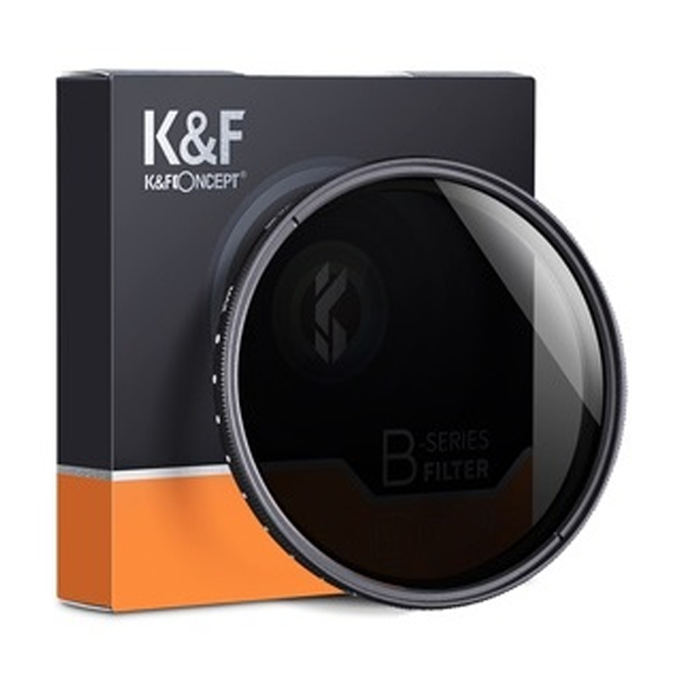 K&F Concept KF01.1113 ND2-ND400 Fader Slim Professional Variable Neutral Density Filter - 77mm 