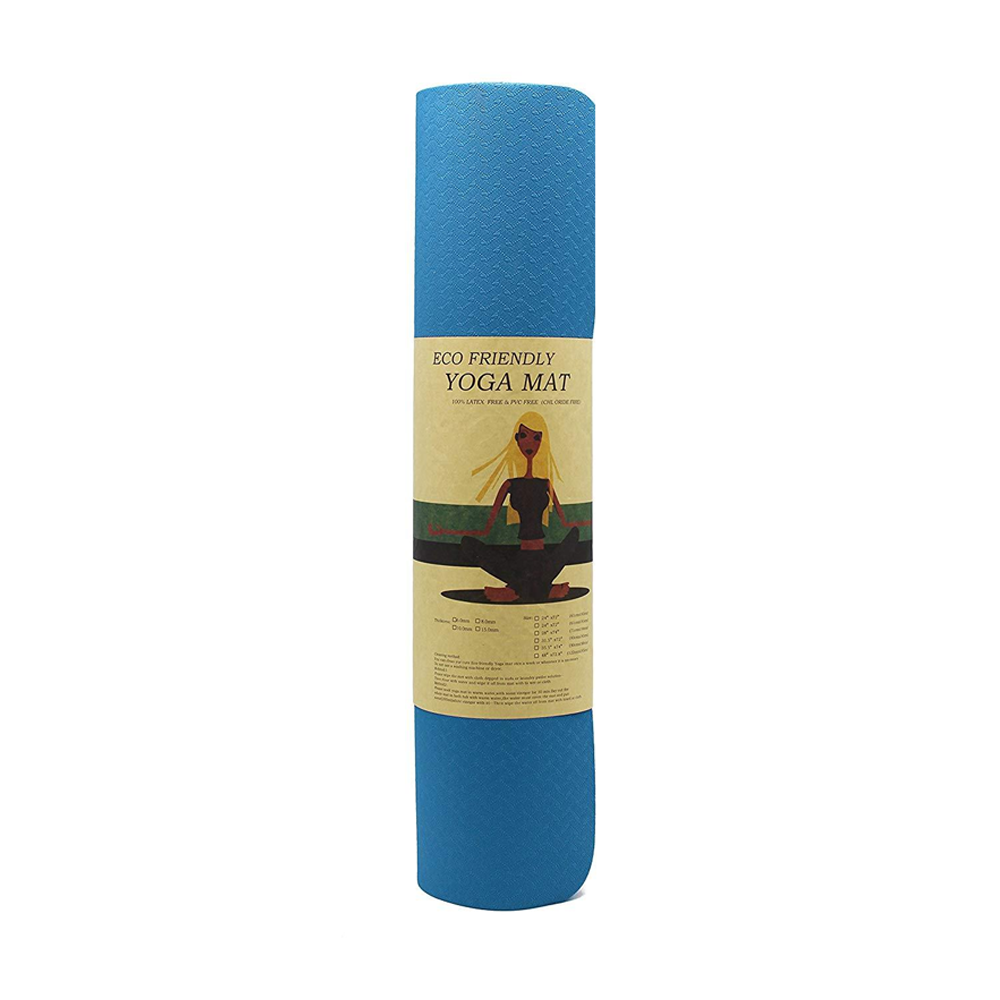 Eco Friendly Yoga Mat 6mm - Blue
