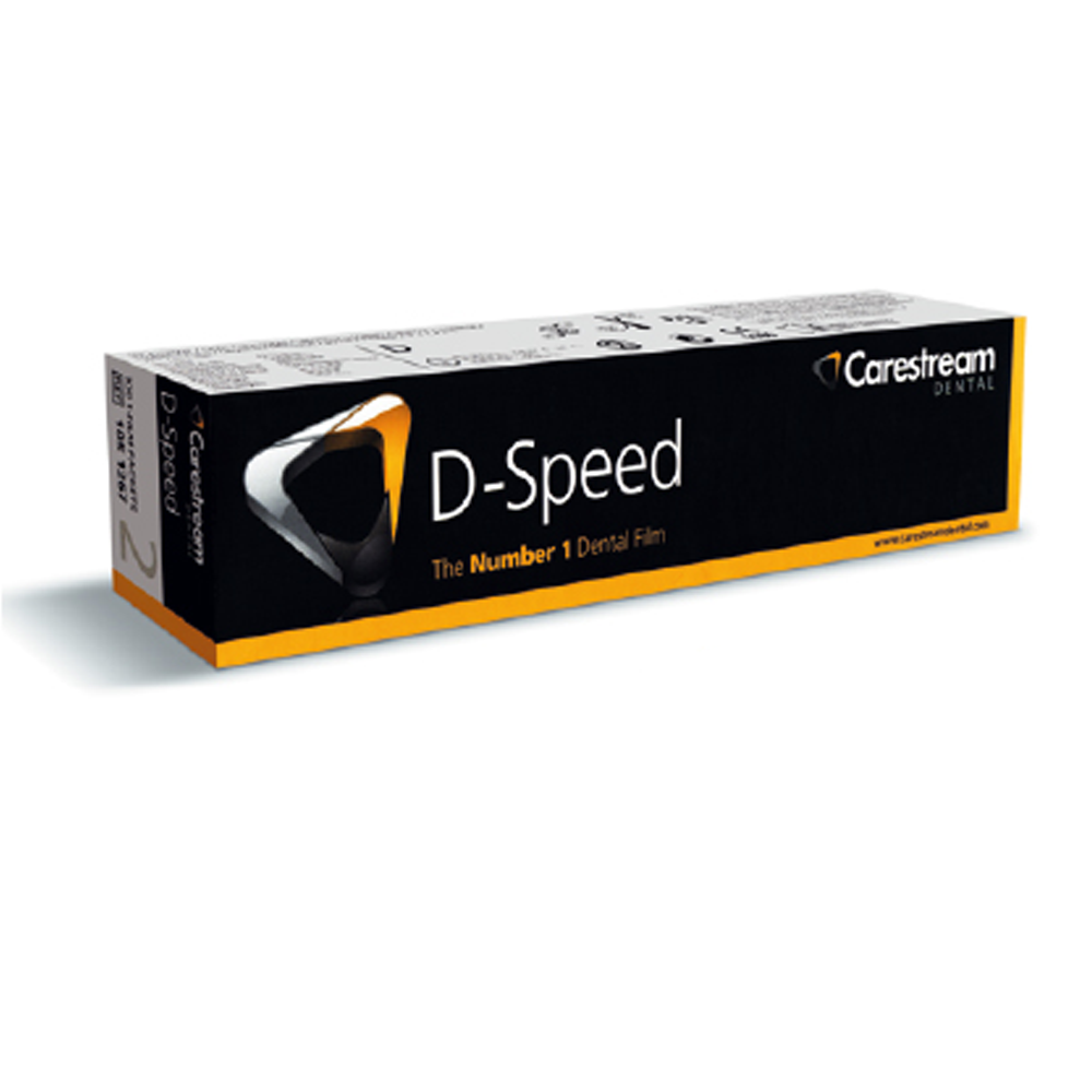 Kodak Carestream D-Speed Dental X-Ray Film - 100 Pcs