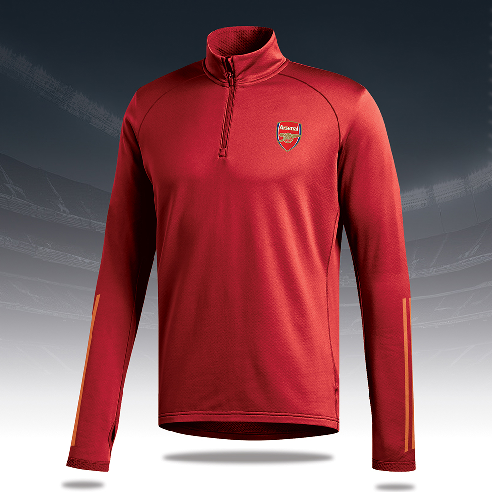 Arsenal Poly Cotton Full Sleeve Training Jersey - Red - ARS FS