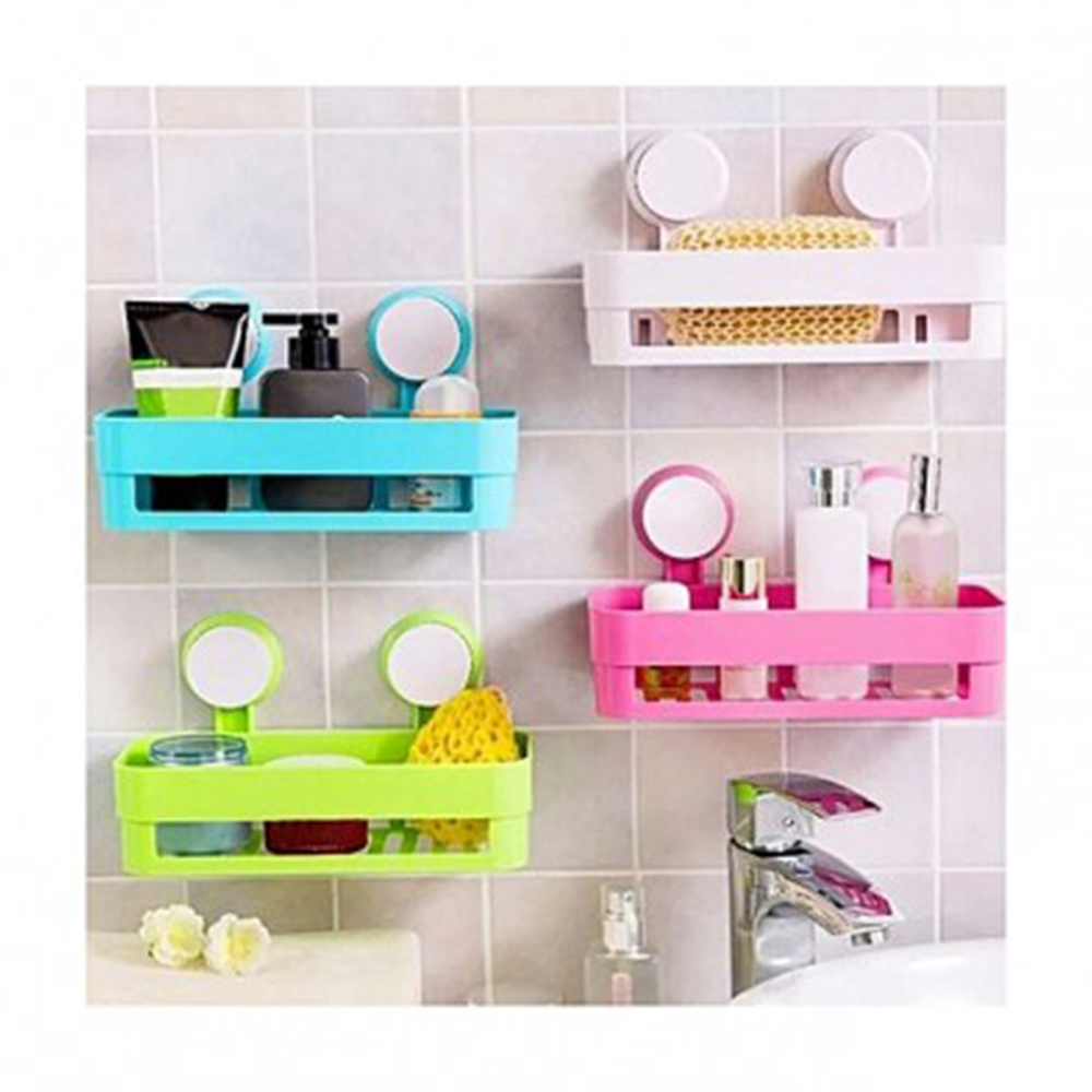 Bathroom Accessories Home & Kitchen Bathroom Storage Cup Holder Plastic  Rack Bathroom Organizer Bathroom Shelf Shower Shelf Bathroom Bathroom  Sucker Shelf