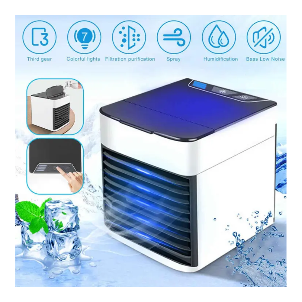 Telebrands 4 in 1 Mini USB Portable Evaporative Air Humidifier Purifier