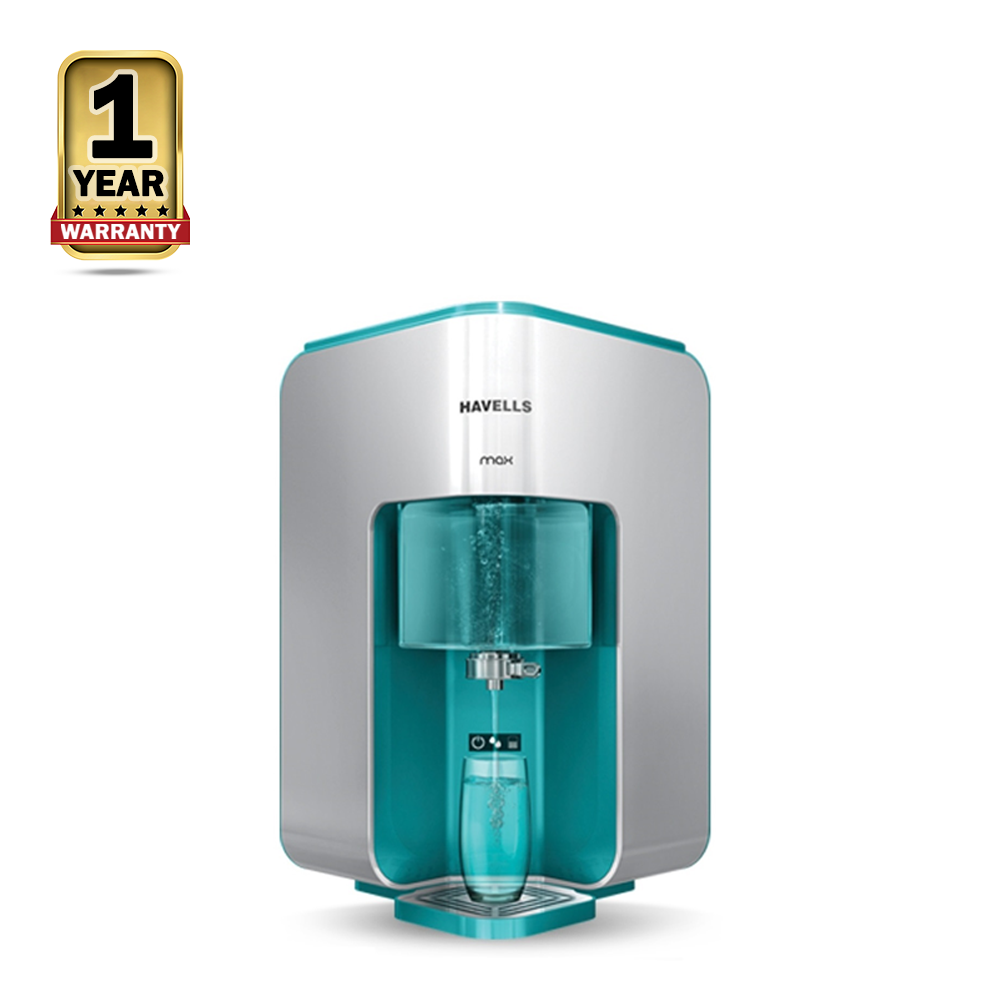 Havells MAX RO Plus UV Water Purifier Aqua And Silver