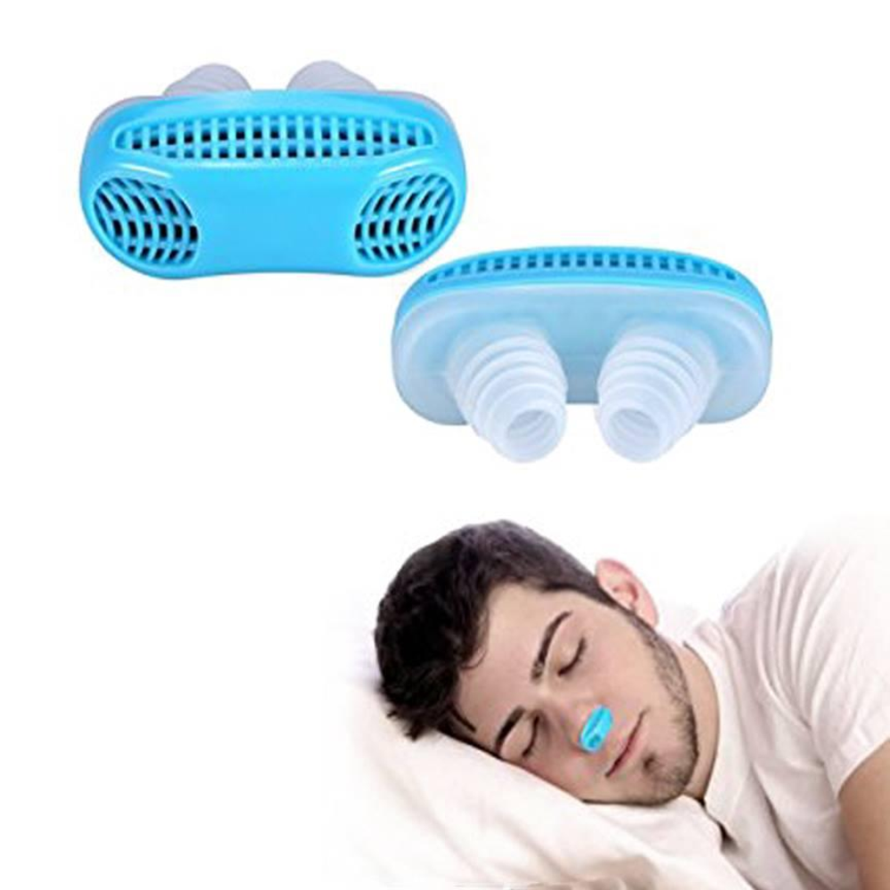Silicone Anti Snoring and Air Purifier Snore Nose Clip - Multicolor