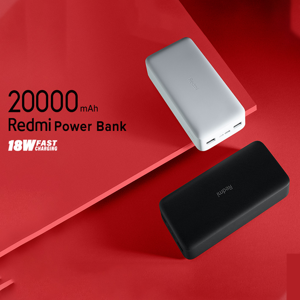 Redmi Fast Charge 18w Power Bank - 20000mAh