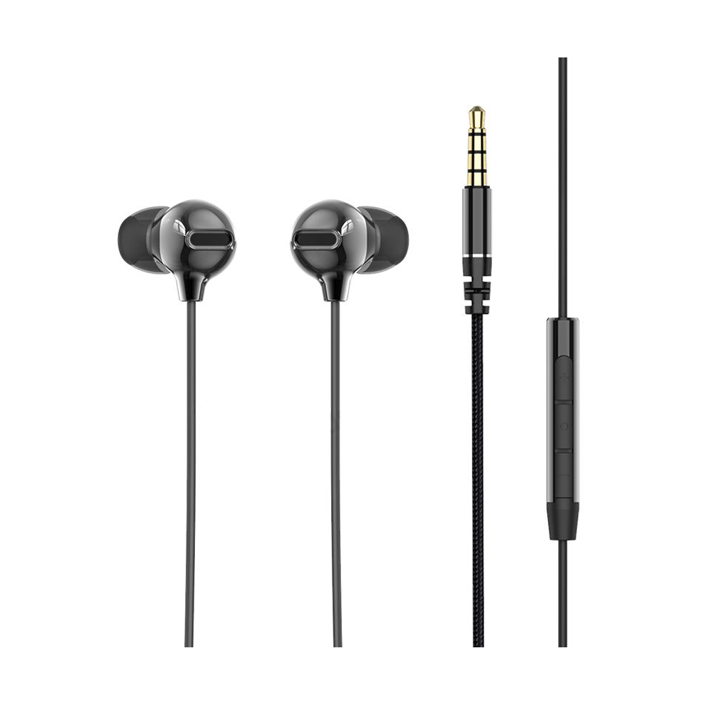 Rockspace Obsidian Stereo In-Ear Earphone - Black