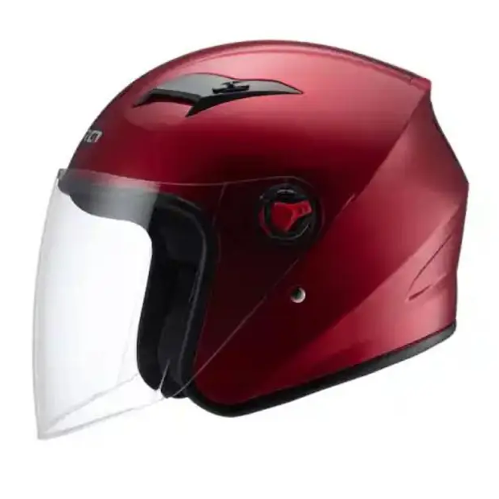 Torq Atom Half Face Helmet - M Size - Red 