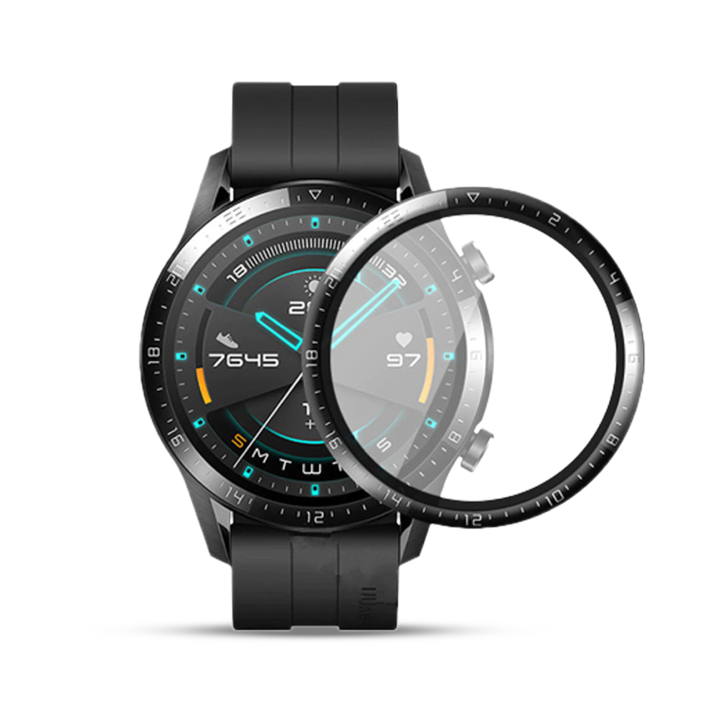 Huawei Watch GT 2 46 mm Plastic Full Coverage Screen Protector