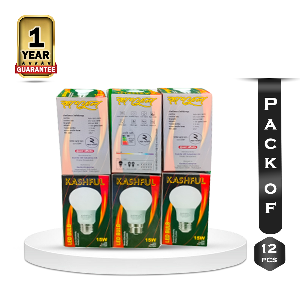 Pack Of 12 Pcs Kashful LED Light - 15w