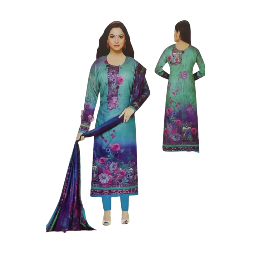 Unstiched Pakistani Printed Lawn Three Piece