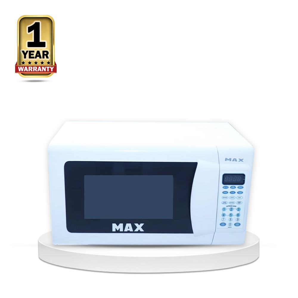 Max MX-MO20L Microwave Oven - 20 Liter - White