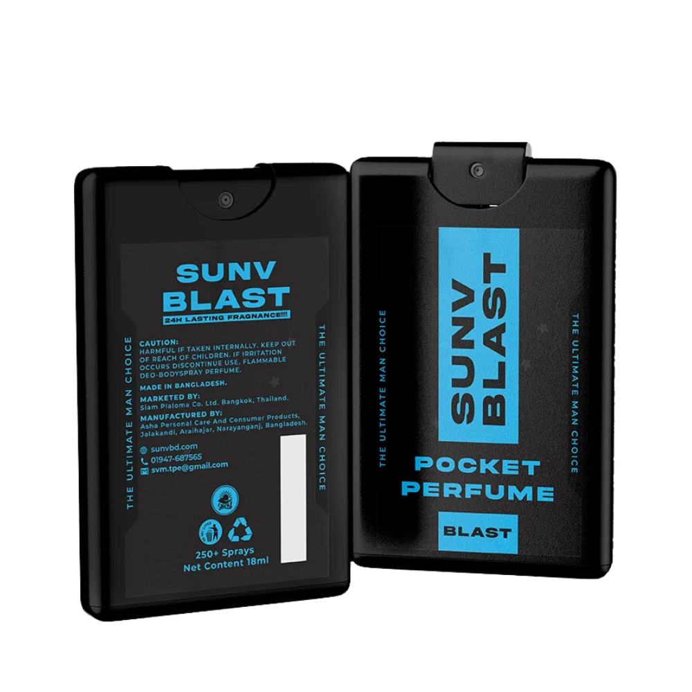 SunV BLUE BLAST Pocket Perfume - 18ml