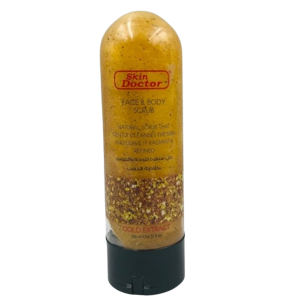 Skin Doctor Gold Extract Face and Body Scrub - 200ml - CN-236