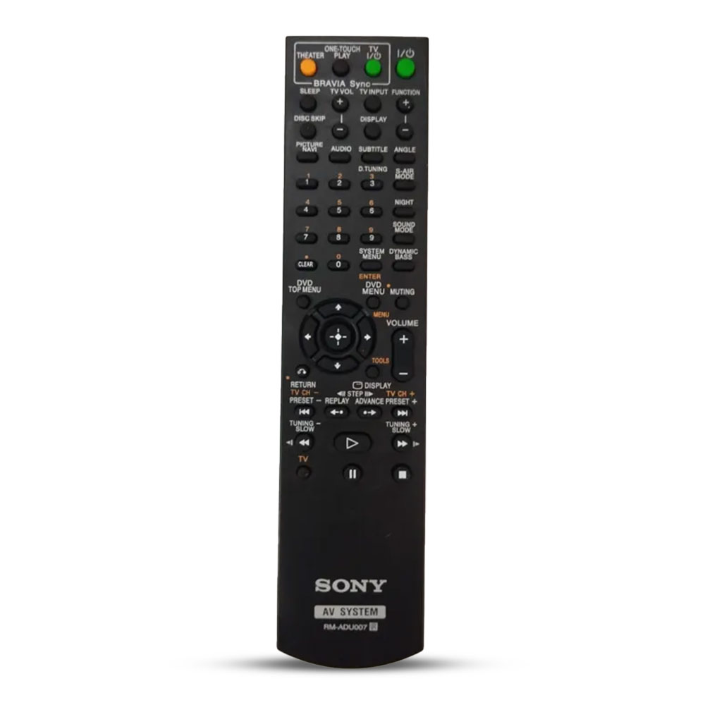 Sony RM-ADU047 AV System Home Theatre Remote - Black