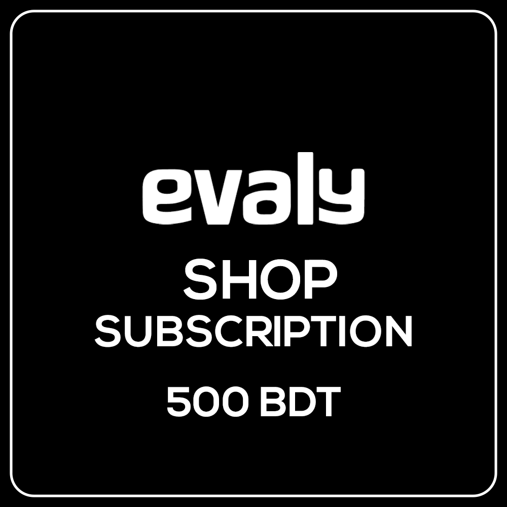 Evaly Service For Shop Subscription