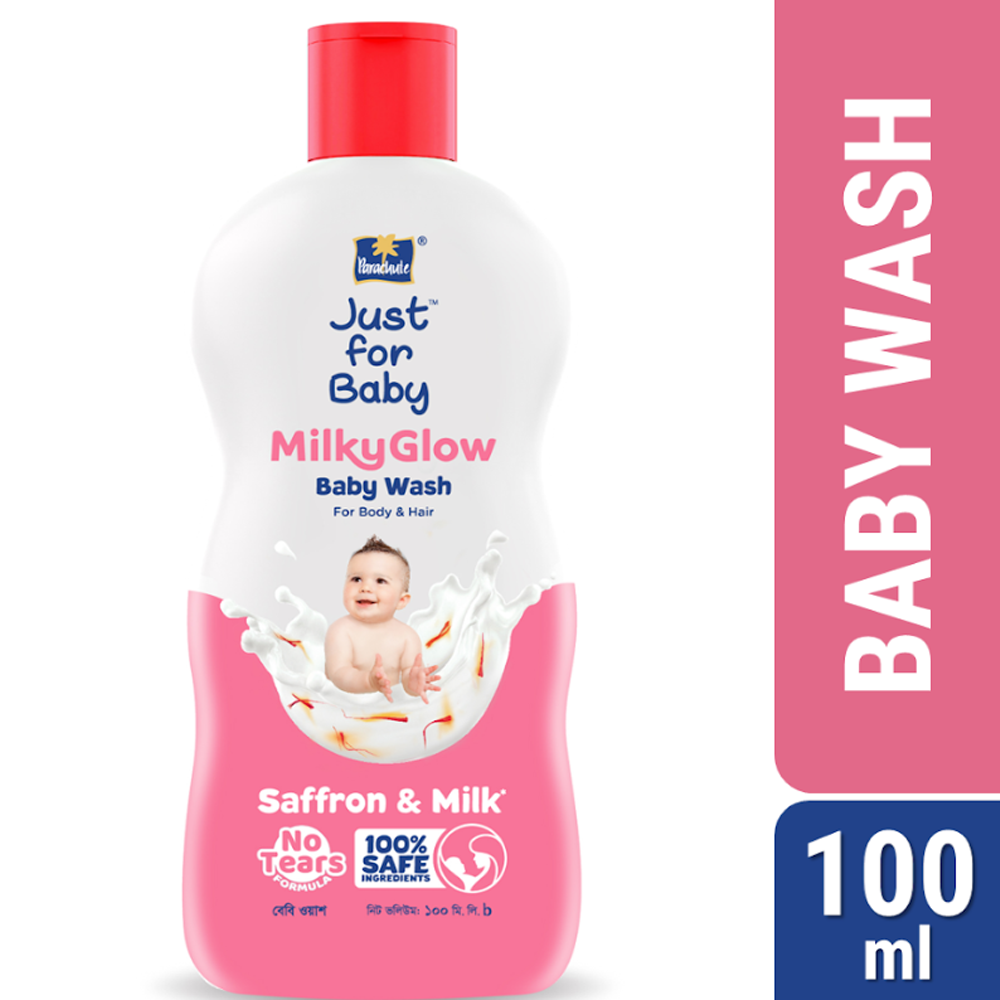 Parachute Just For Baby Milky Glow Wash - 100ml - EMB120
