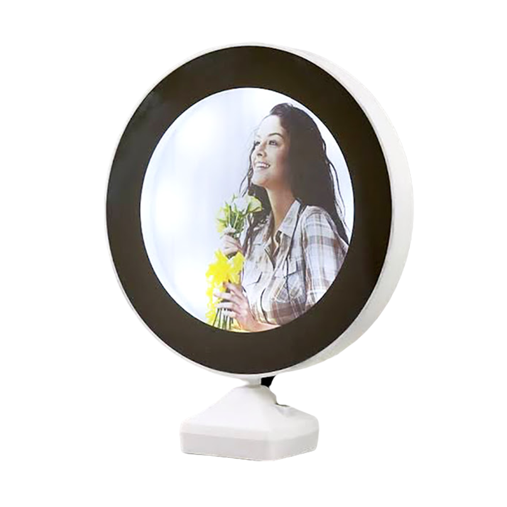 Mirror With Photo Frames - Black