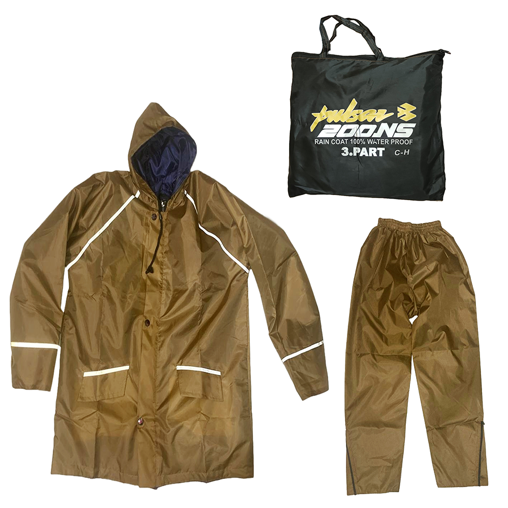 Waterproof Raincoat - Golden
