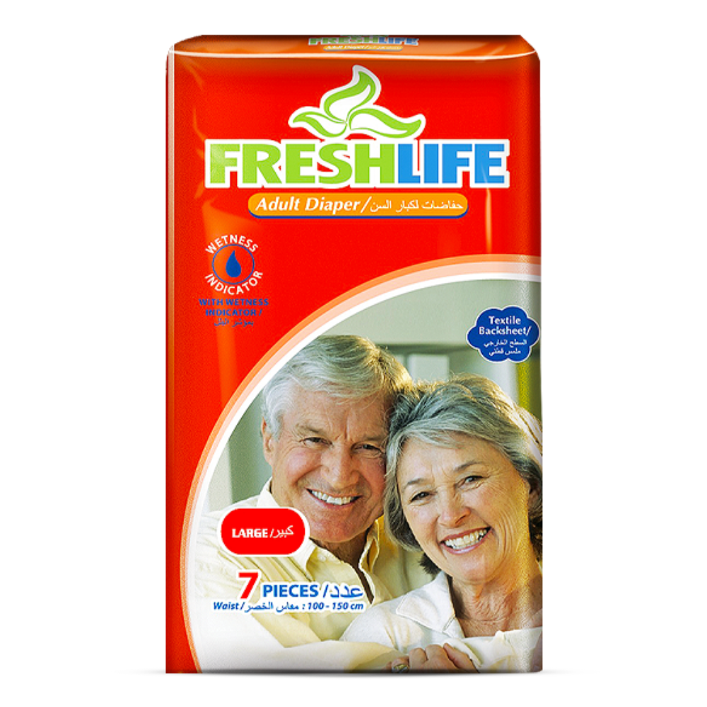 Fresh Life Adult Diaper – Large - 7 Pcs