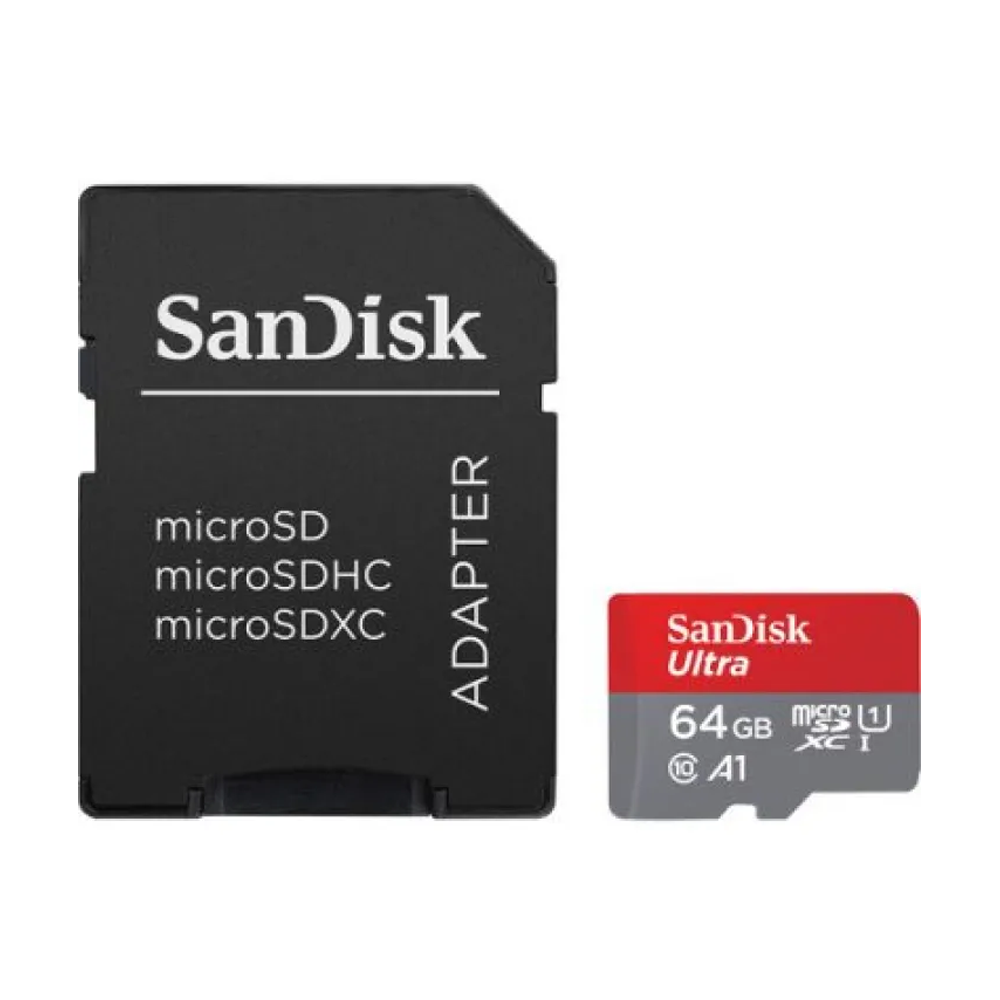 SanDisk Micro Ultra UHS-I SDXC Class-10 Memory Card - 64GB 