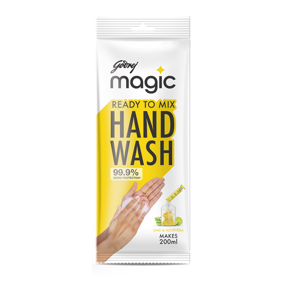 Godrej Magic Handwash Lime Aloe Vera Refill Pack - 9gm