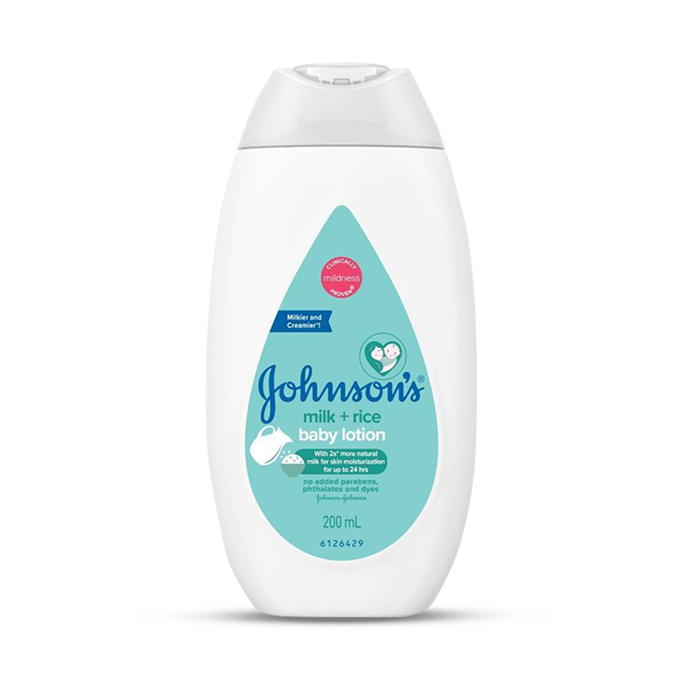 Johnson's Baby Milk And Rice Lotion - 200ml