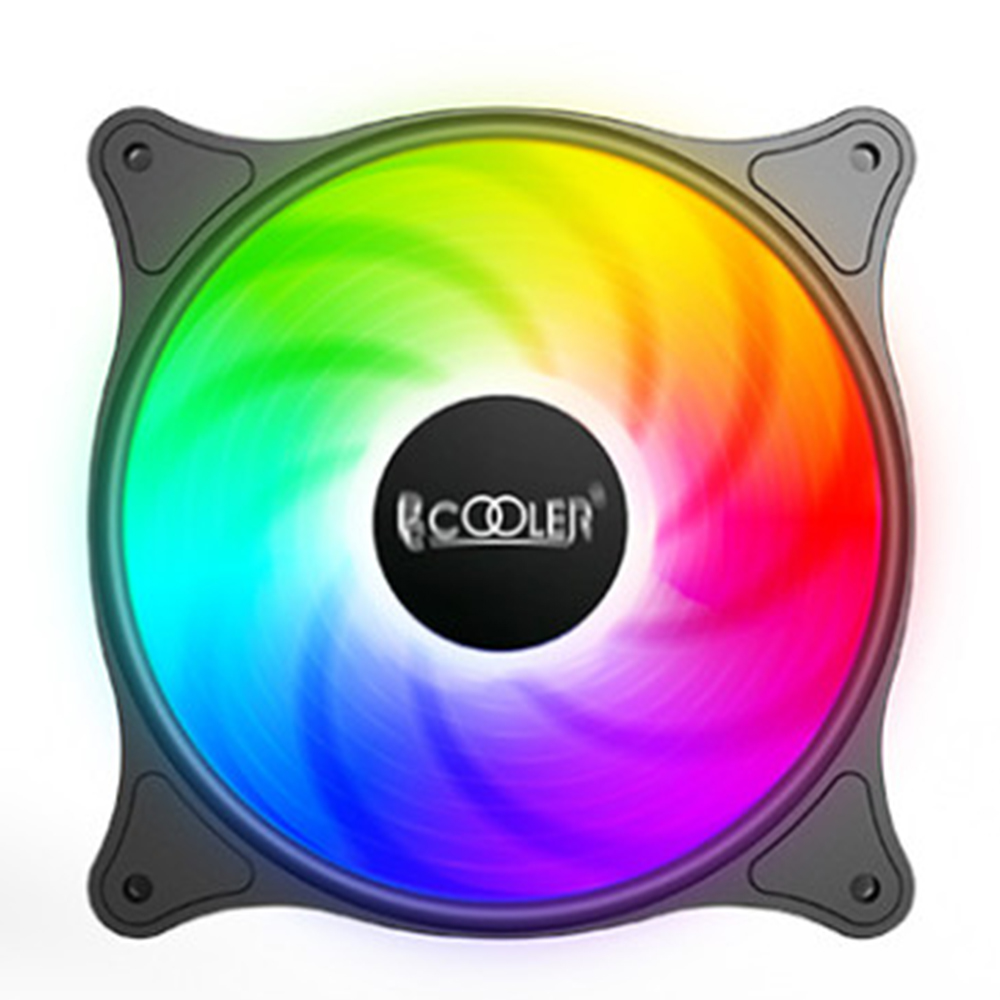 PCcooler Halo FX-120 Dynamic Color 120mm Fan - Black