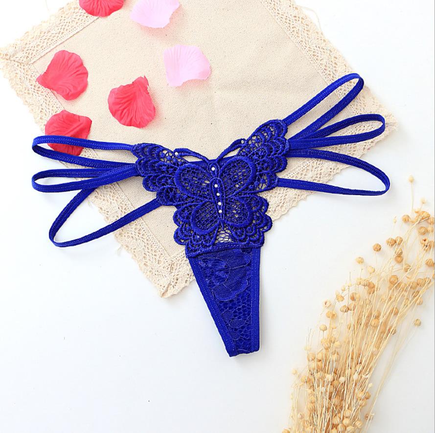 Butterfly Lace Thong Panty