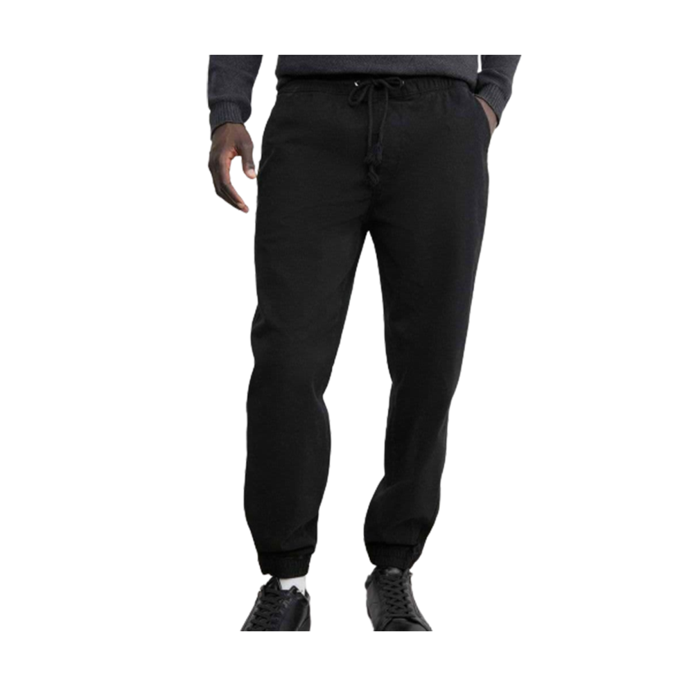 Cotton Castro Men's Fleece Joggers For Men - Black - JOG07