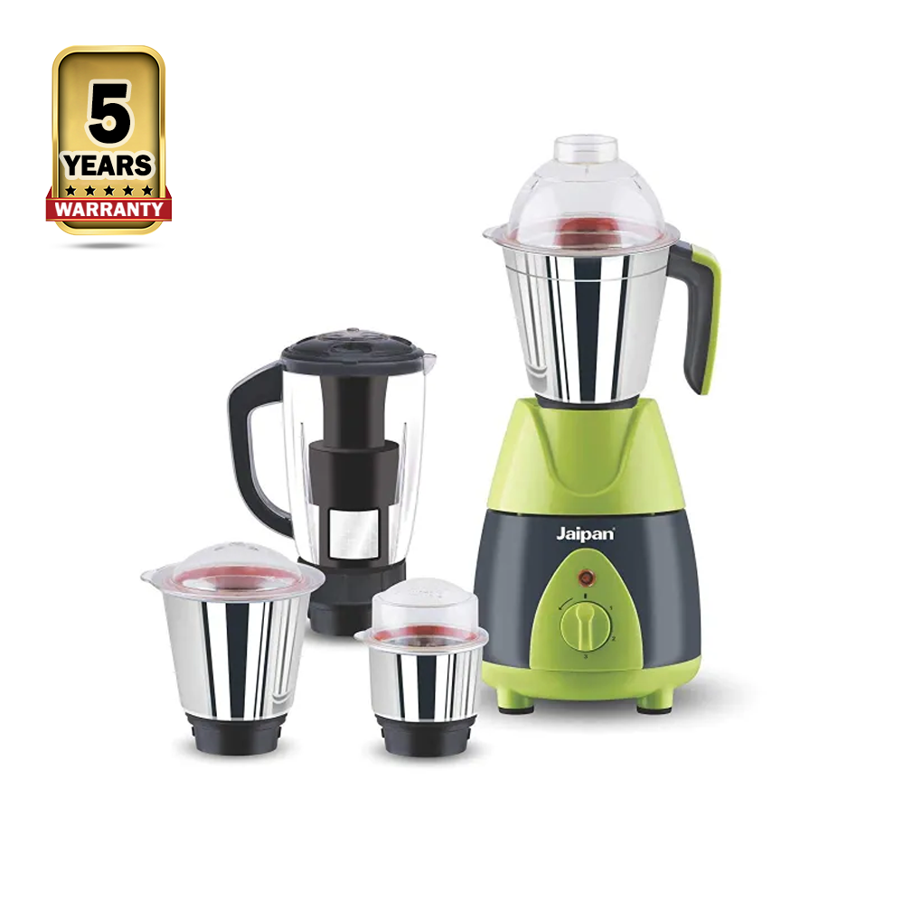 Jaipan Fruttica Mixer Grinder and Blender - 1000 Watts - Green and Silver