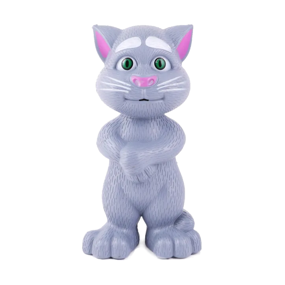 Touching Talking Tom Cat With Wonderful Voice Grey talking_tom