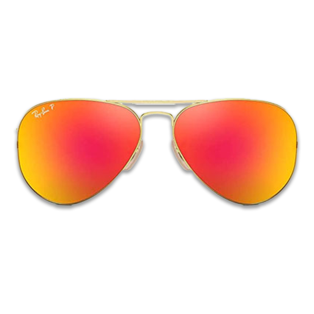 Classic Polarized Aviator Sunglasses for Men - Golden - 28