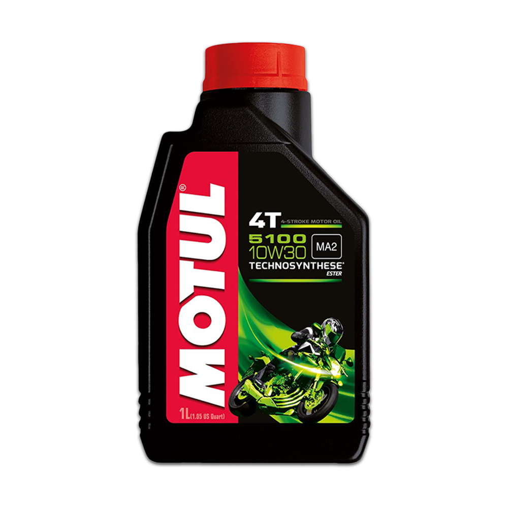 Motul 5100 10W30 4-Stroke Motorcycle Engine Oil - 1L