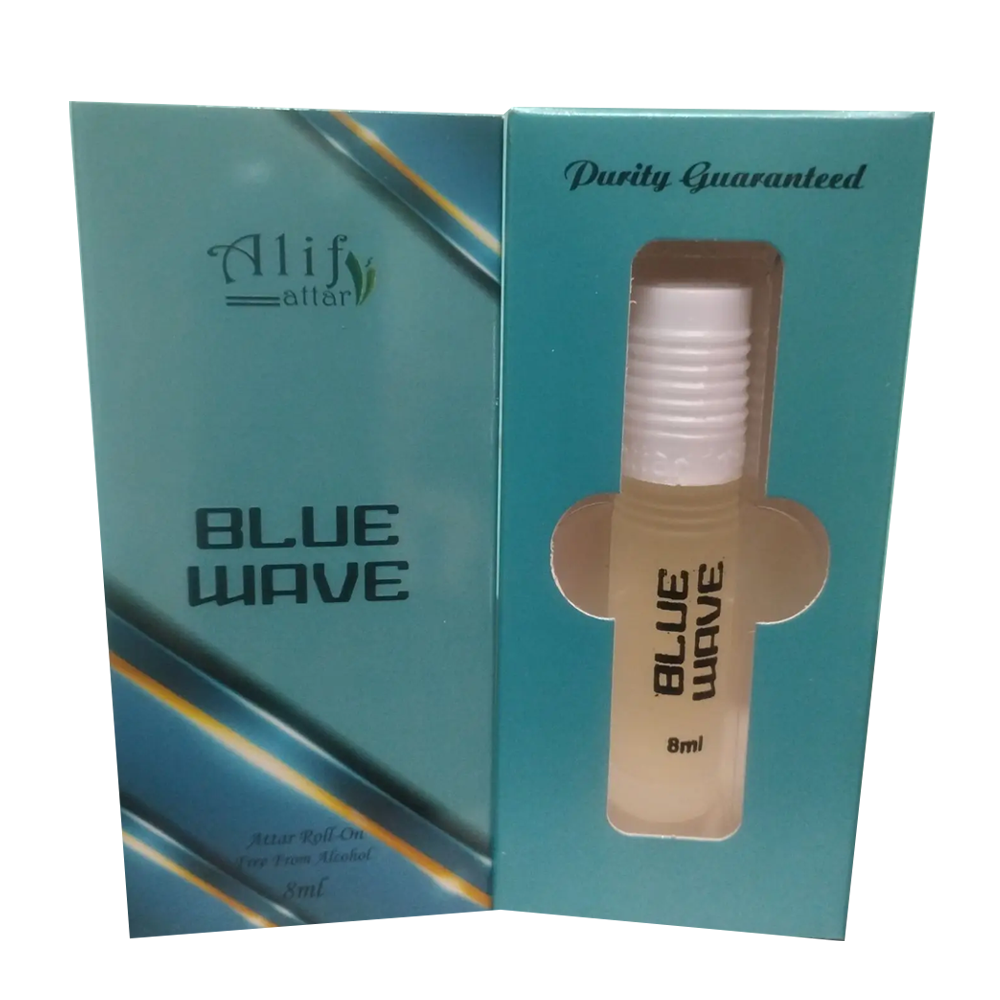 Alif Blue Wave Attar - 8ml