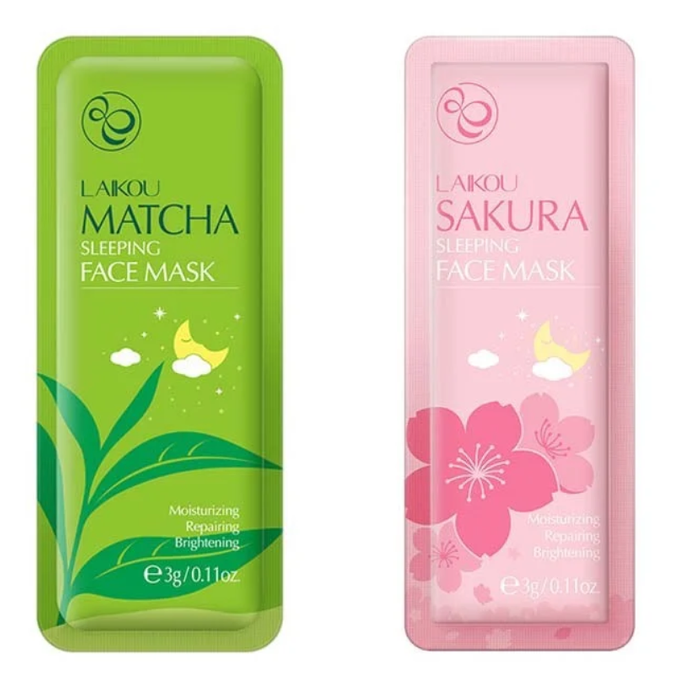 Laikou Sakura and Matcha Sleeping Mask - 3gm+ 3gm - LB155