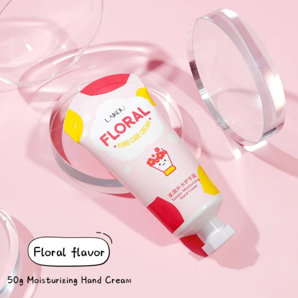 Laikou Floral Hand Care Cream - 50gm