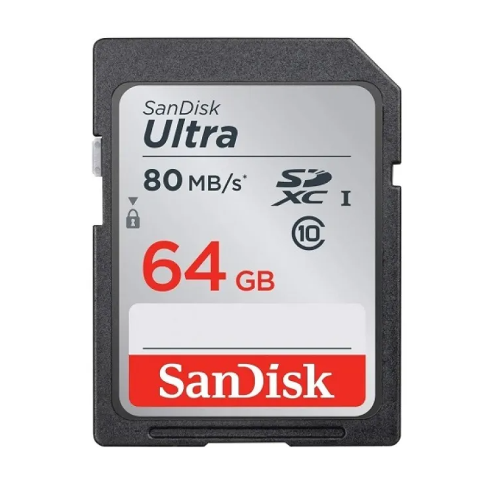 SanDisk Ultra UHS-I SDXC Class-10 Memory Card - 64GB 